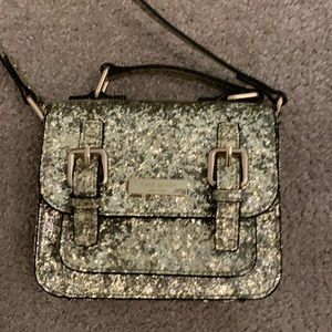 Gold glitter Kate Spade purse